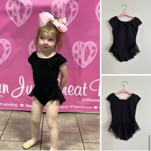 Beautiful ballerina leotard with half skirt